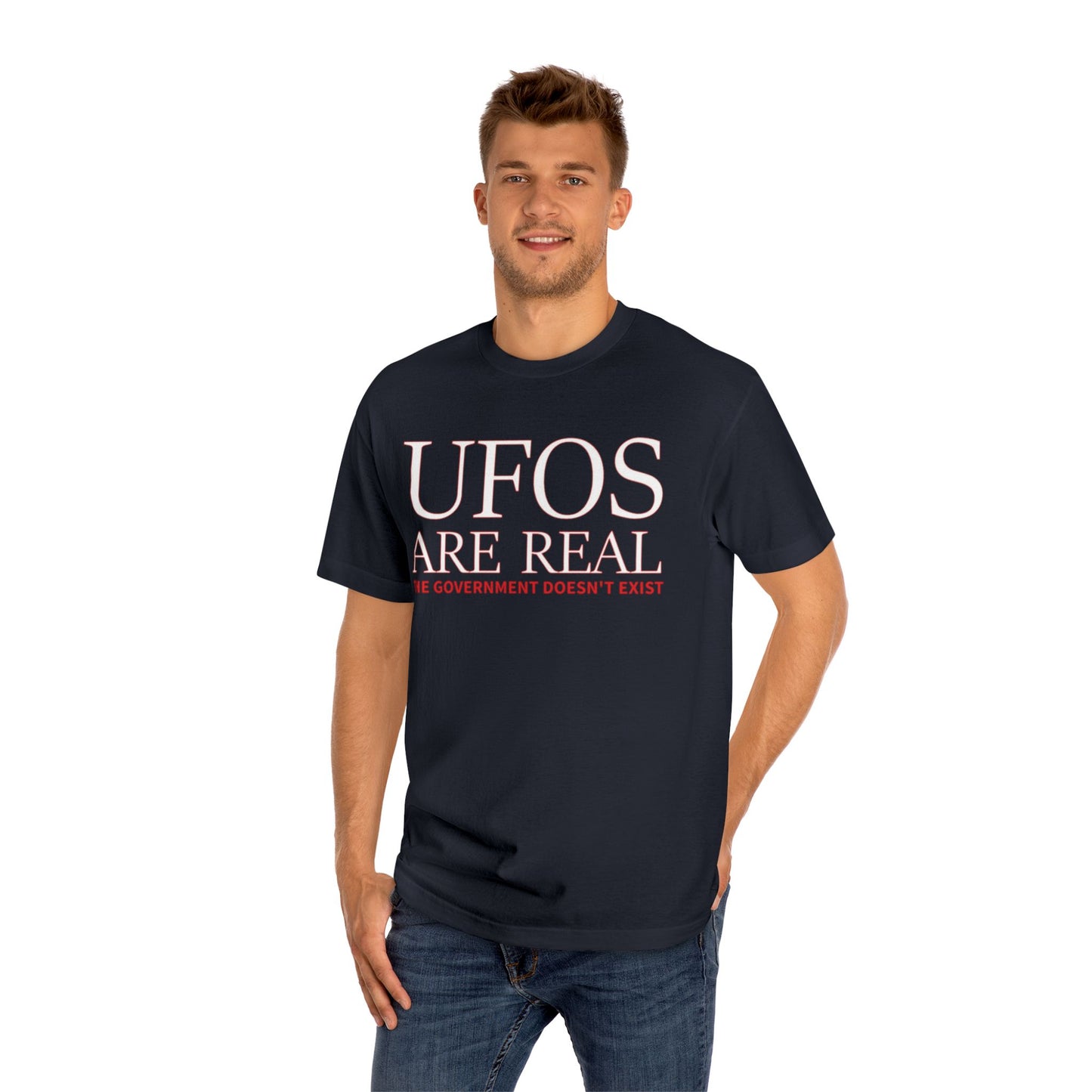 "UFOs Are Real" Unisex Cotton Tee