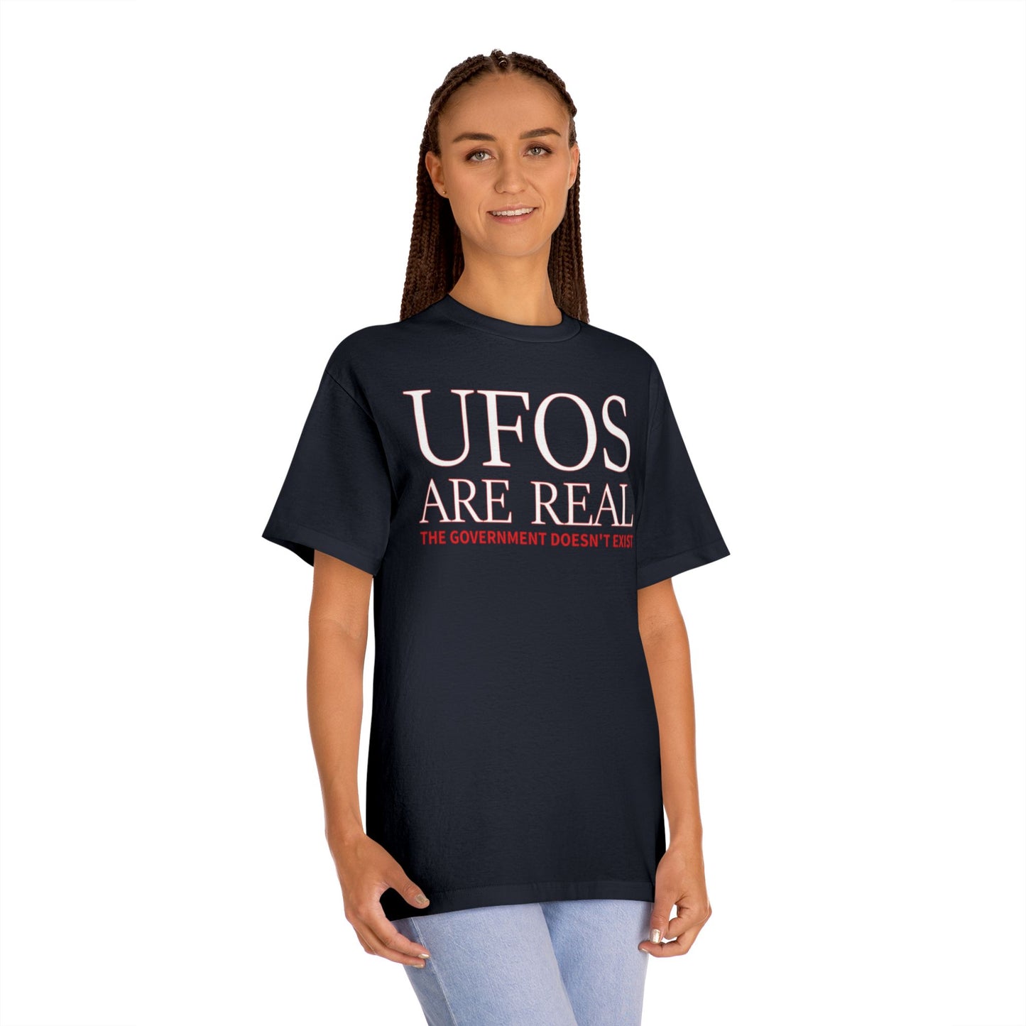 "UFOs Are Real" Unisex Cotton Tee